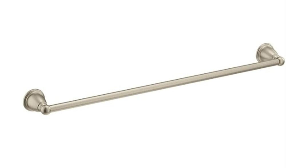 Moen Brantford Brushed Nickel 18-Inch Single Bathroom Towel Bar